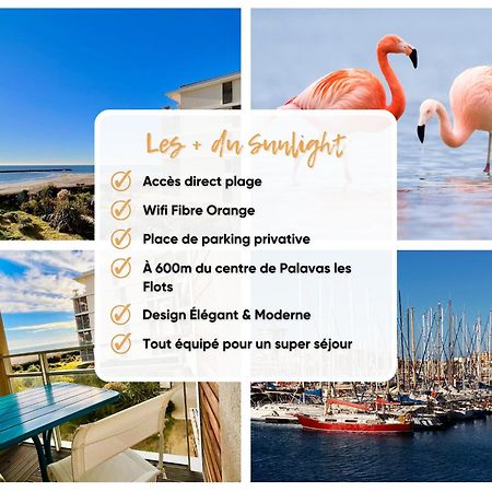 Le Sunlight - T2 Bord De Mer, Parking Palavas-les-Flots Exteriér fotografie